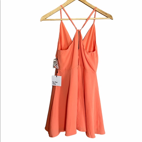 Sold NWT By The Way Liliana Front Tie Mini Dress - Picture 4 of 8